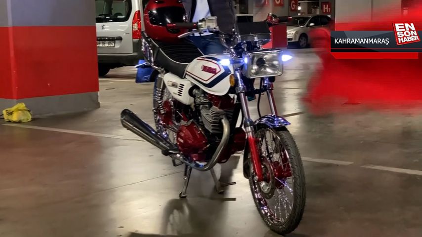 17 yaşındaki liseli, hurda malzemelerden motosiklet yaptı
