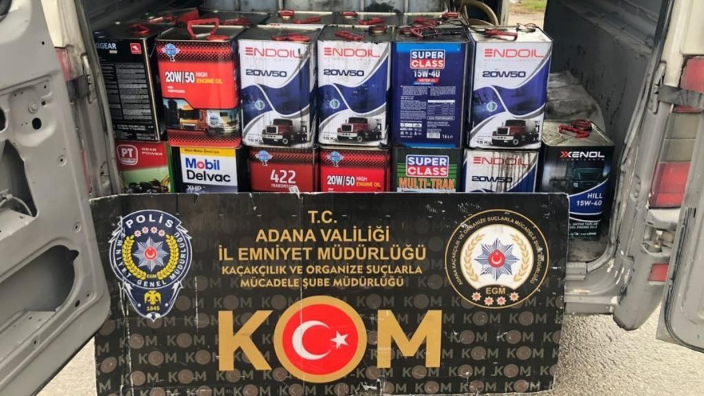 Adana’da 3 bin 700 litre kaçak akaryakıt ele geçirildi