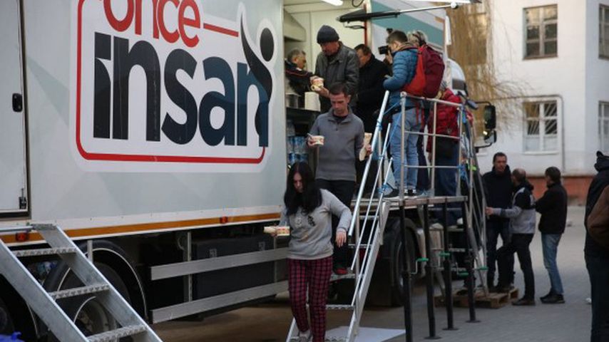 AFAD’ın mobil mutfak tırı Ukrayna’da