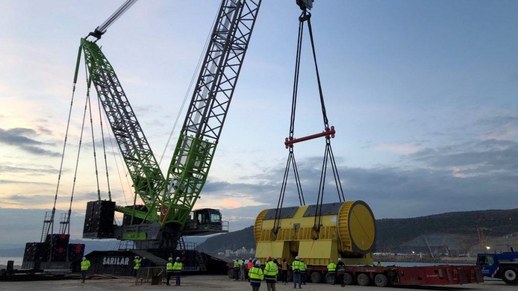 Akkuyu Nükleer Santrali’nin ekipmanları Rusya’dan geldi