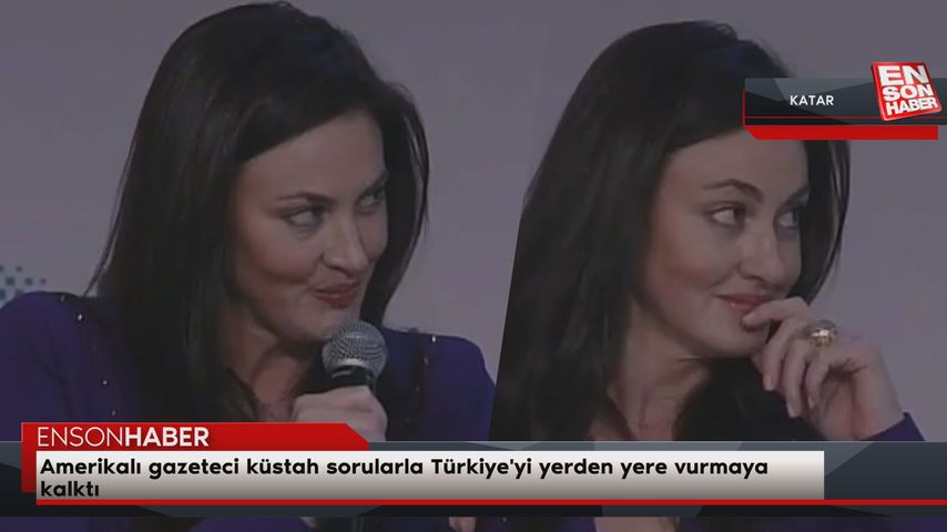 Amerikalı gazeteci küstah sorularla Türkiye’yi yerden yere vurmaya kalktı