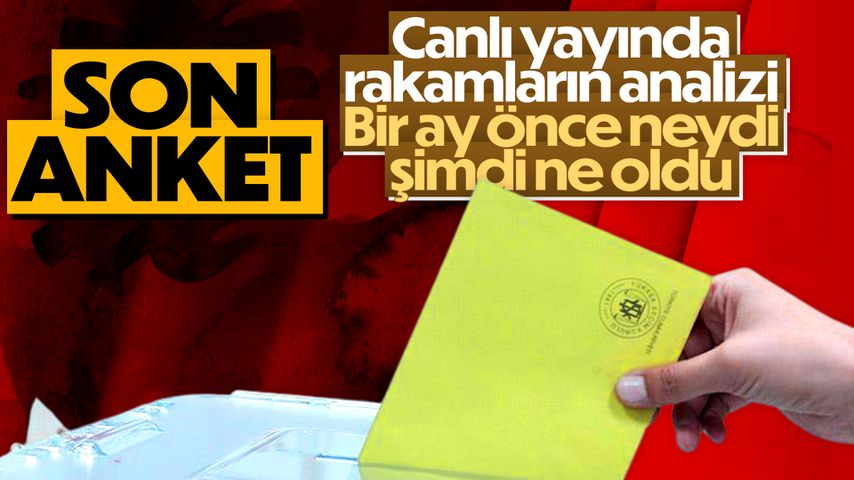 Bu pazar seçim olsa hangi partinin oyu yüzde kaç? İşte son rakamlar