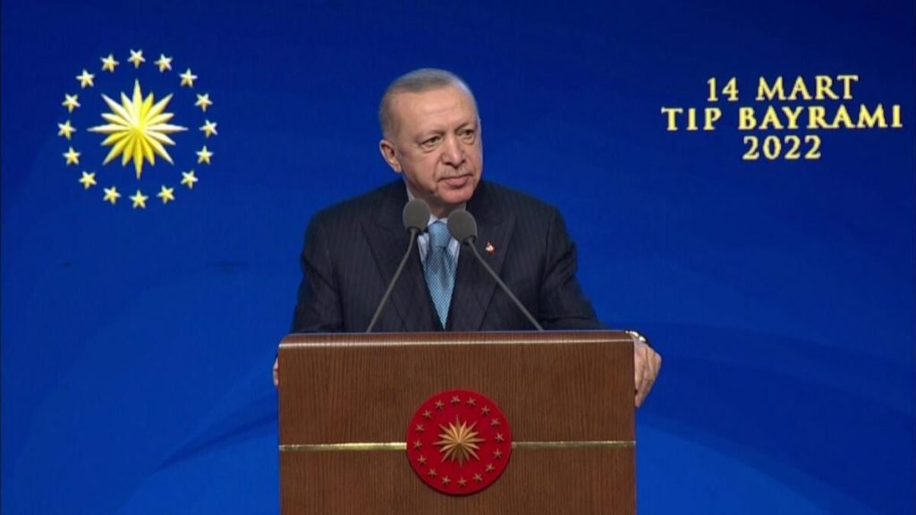 Cumhurbaşkanı Erdoğan 14 Mart Tıp Bayramı programına katıldı