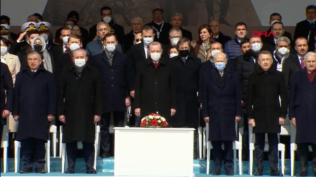 Cumhurbaşkanı Erdoğan, Çanakkale Şehitleri’ni Anma törenine katıldı