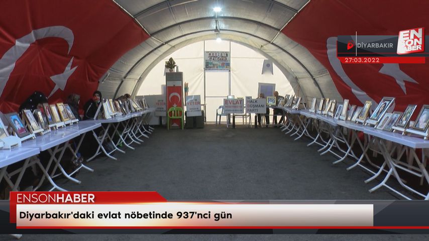 Diyarbakır’daki evlat nöbetinde 937’nci gün