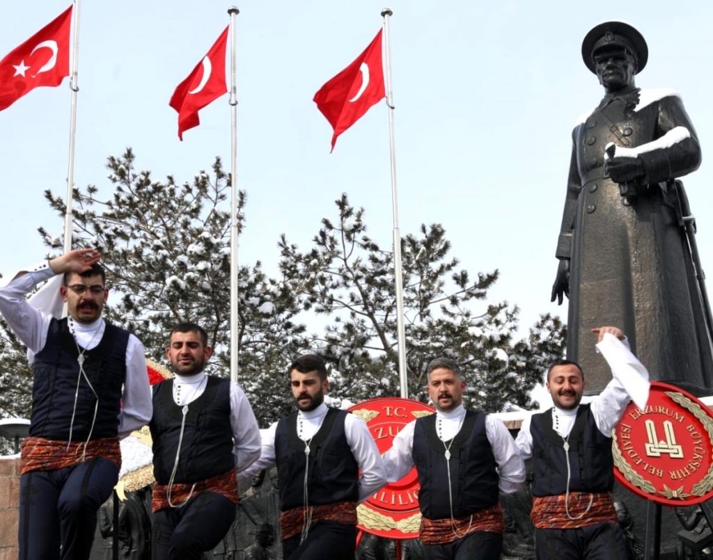 Erzurum’da kurtuluş coşkusu
