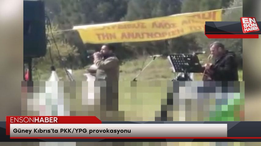 Güney Kıbrıs’ta PKK/YPG provokasyonu