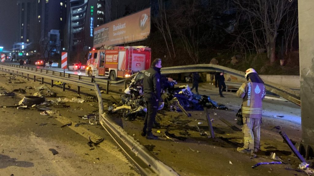 Kadıköy D-100 Karayolu’nda feci kaza