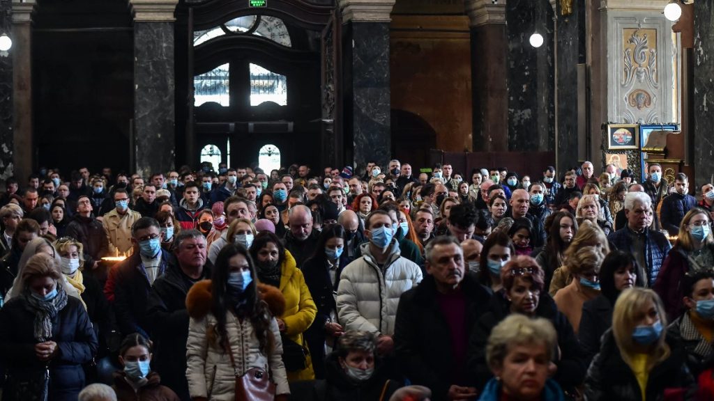 Lviv halkı kiliselere koştu