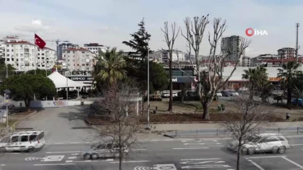 Maltepe’de otopark alanında kalan Bakireler Tapınağı böyle görüntülendi