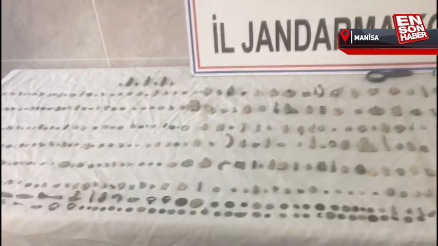 Manisa’da 1100 adet tarihi eser ele geçirildi