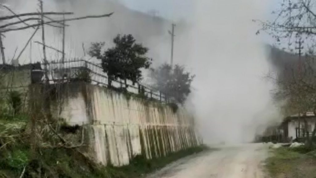 Ordu’da heyelan: 4 yaşındaki çocuk saniyelerle ölümden döndü