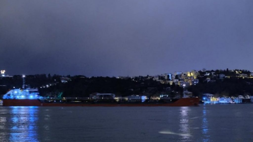 Rusya’dan gelen ayçiçek yağı yüklü ilk gemi Mersin’e ulaştı