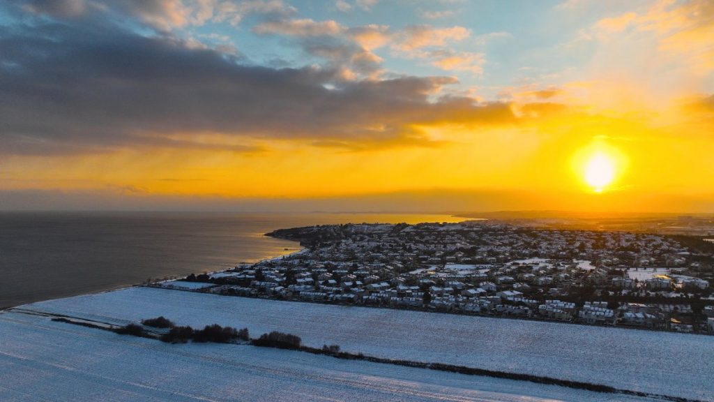 Silivri’den hayran bırakan kar manzaraları