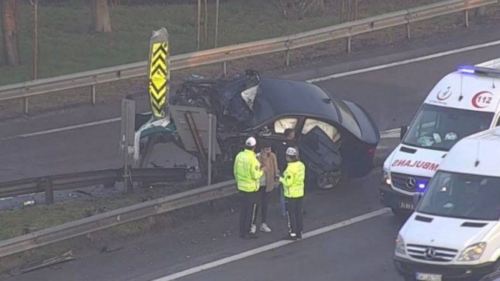 15 Temmuz Şehitler Köprüsü çıkışında feci kaza