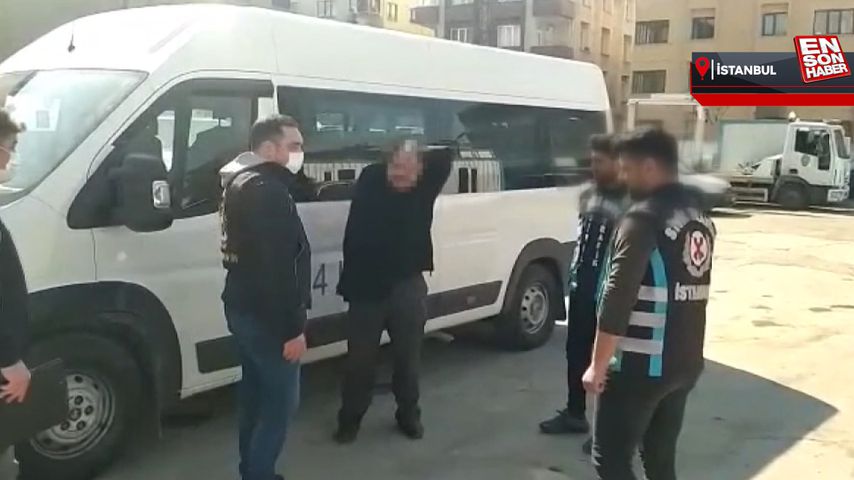 Ataşehir’de tek kolu olmayan servis şoförüne ceza