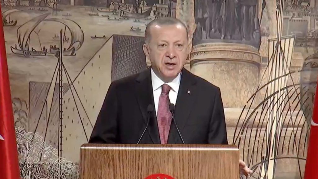 Cumhurbaşkanı Erdoğan, Ukrayna ve Rus heyetlere hitap etti