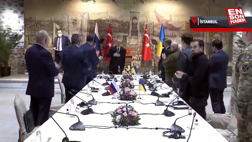 Cumhurbaşkanı Erdoğan, Ukrayna ve Rus heyetlere hitap etti