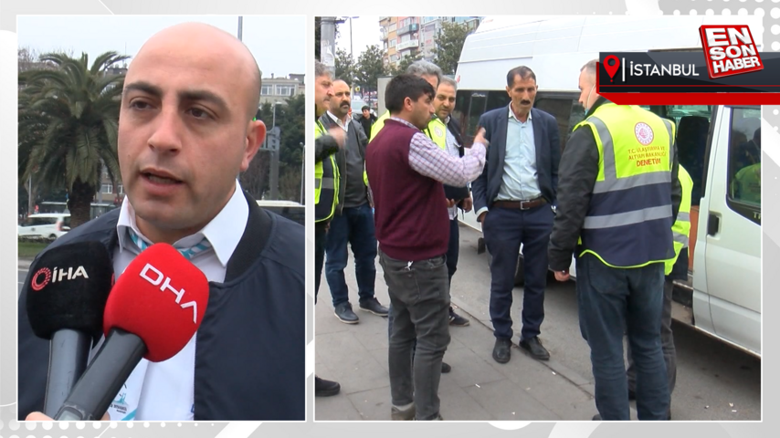 Fatih’te yolcuları terminale gelmeden indiren otobüslere denetim