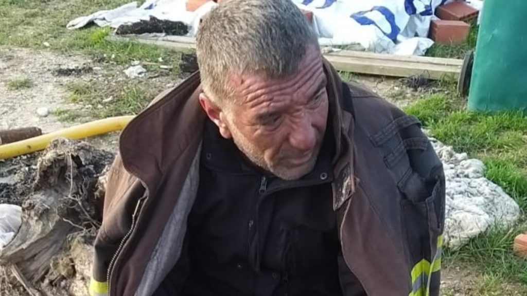 Kocaeli’deki adamın yaşadığı konteynerde yangın çıktı