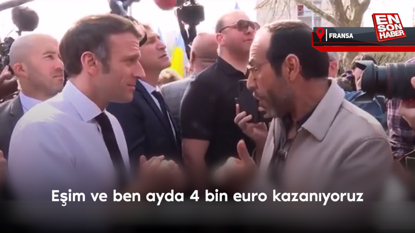 Macron’la bir Fransız vatandaşın geçinemiyoruz tartışması